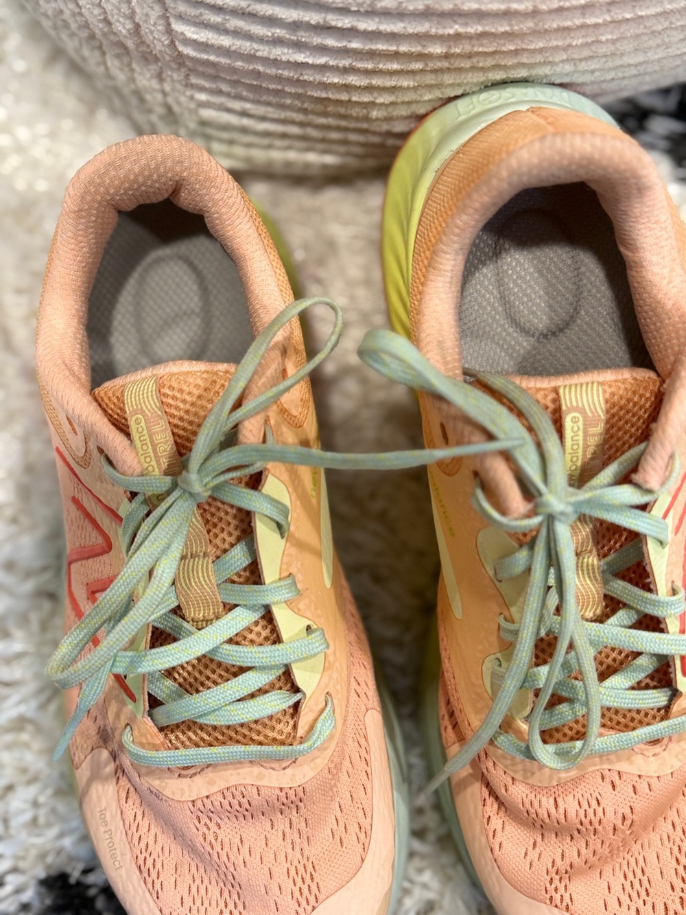 New Balance DynaSoft Nitrel v5 Trail Running Shoes Guava Ice Peach Size 8 - Picture 9 of 10